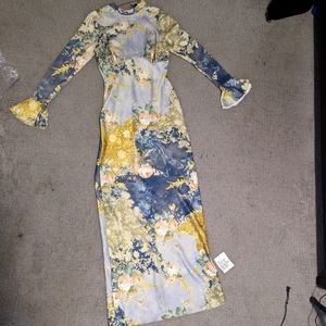 Asos design satin maxi dress